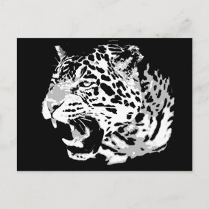 Carte Postale Roaring Jaguar