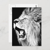 Carte Postale Roaring Lion (Devant / Derrière)