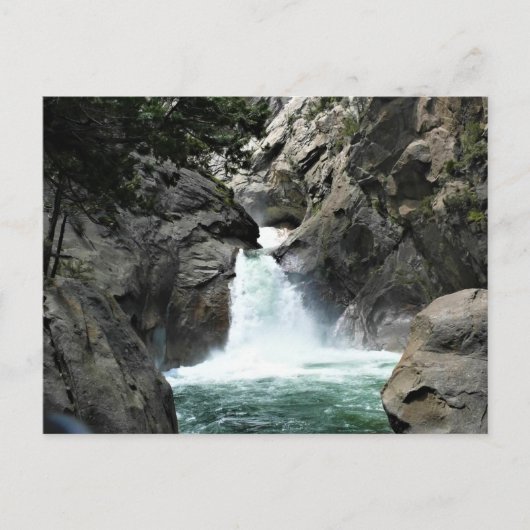 Carte Postale Roaring River Falls, King's Canyon, CA (Devant)