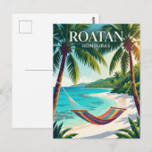 Carte Postale Roatan Honduras (Devant / Derrière)