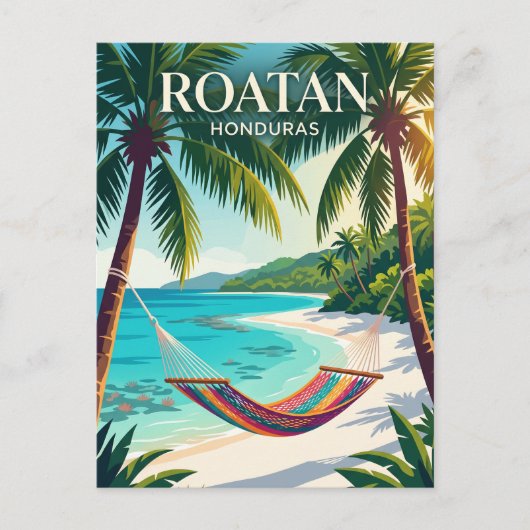 Carte Postale Roatan Honduras (Devant)