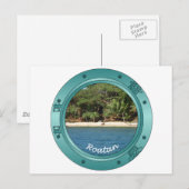 Carte Postale Roatan Porthol (Devant / Derrière)