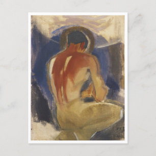 Carte Postale Robber à la porte du Paradis, Helene Schjerfbeck