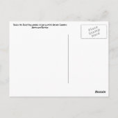 Carte Postale Robbie Steampunk Chien (Dos)