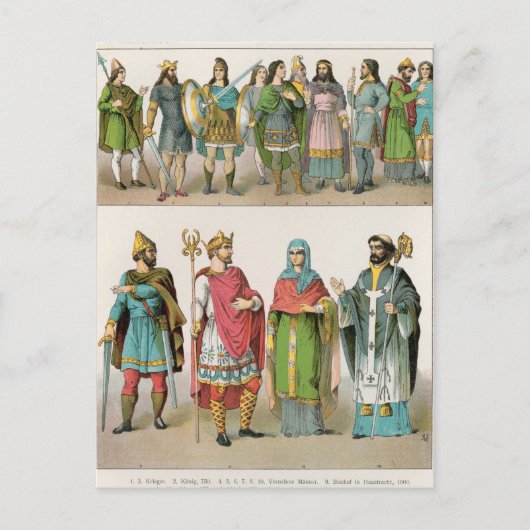 Carte Postale Robe anglo-saxonne (Devant)