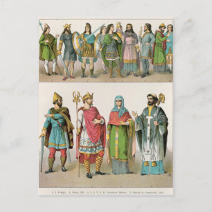 Carte Postale Robe anglo-saxonne
