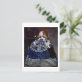 Carte Postale Robe bleue de l'infante Margarita Teresa, Velazque (Debout devant)