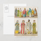 Carte Postale robe chrétienne romaine (Devant / Derrière)