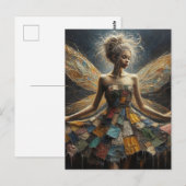 Carte Postale Robe de Patchwork (Devant / Derrière)