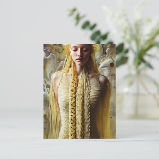 Carte Postale Robe de pâtes (Debout devant)