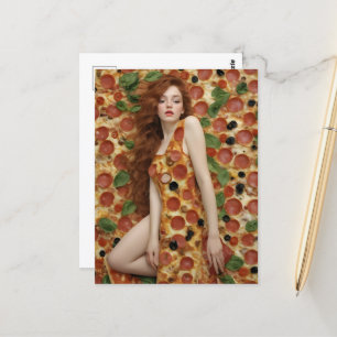 Carte Postale Robe De Pizza