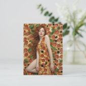 Carte Postale Robe De Pizza (Debout devant)