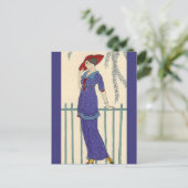 Carte Postale Robe de plage de George Barbier (Debout devant)