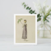 Carte Postale Robe de promenade, assiette de mode de l'Ackermann (Debout devant)