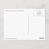 Carte Postale Robe de soirée Rose de George Barbier (Dos)