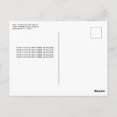 Carte Postale Robe en argent vert Sage Quinceañera Enregistrer l (Dos)