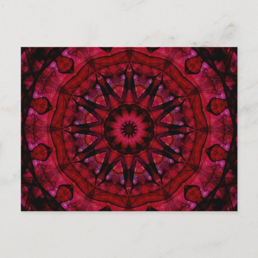 Carte Postale robe flamenco foncée (Devant)
