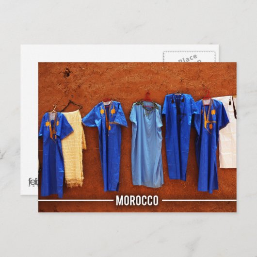 Carte Postale Robe marocaine (Devant / Derrière)