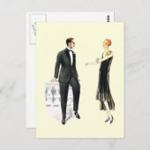 Carte Postale Robe parfaite pour une soirée parfaite (Devant / Derrière)