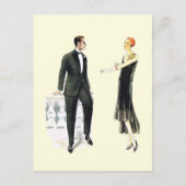 Carte Postale Robe parfaite pour une soirée parfaite (Devant)