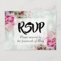 Robe rose florale Bouquet Mariage RSVP