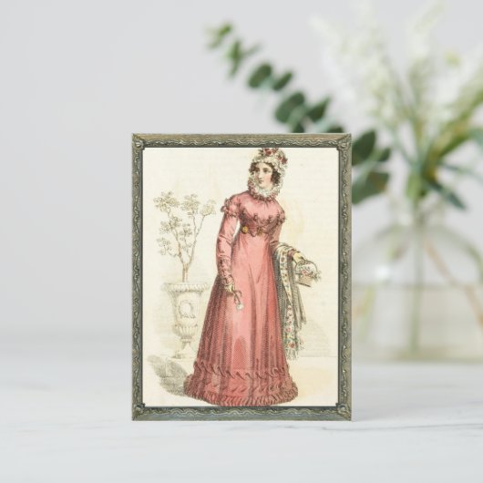 Carte Postale Robe rose Régence (Debout devant)