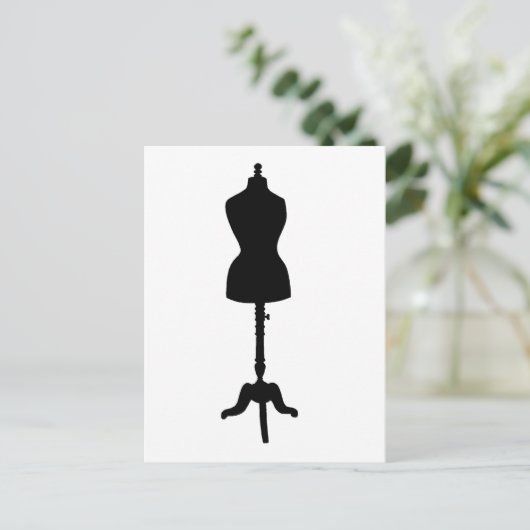 Carte Postale Robe Silhouette II (Debout devant)