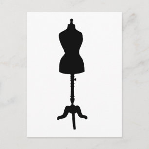 Carte Postale Robe Silhouette II