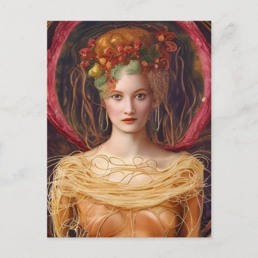 Carte Postale Robe spaghetti unique (Devant)