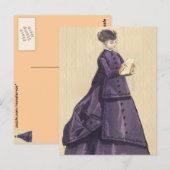 Carte Postale Robe victorienne (Devant / Derrière)