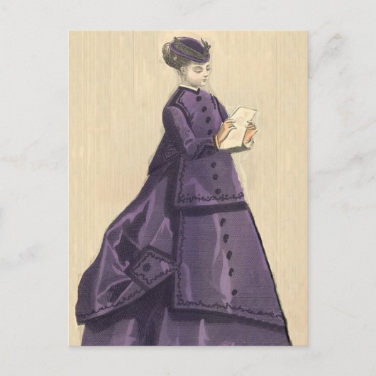 Carte Postale Robe victorienne (Devant)