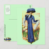 Carte Postale Robe vintage (Devant / Derrière)