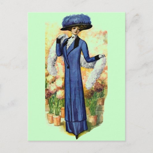 Carte Postale Robe vintage (Devant)