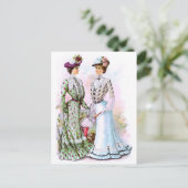 Carte Postale Robe Vintage 1901 (Debout devant)