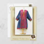 Carte Postale Robe vintage Baluchi (Devant / Derrière)