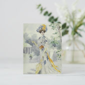 Carte Postale Robe Vintage Victorienne (Debout devant)