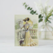Carte Postale Robe Vintage Victorienne (Debout devant)