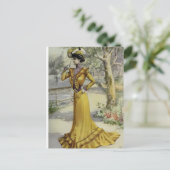 Carte Postale Robe Vintage Victorienne (Debout devant)