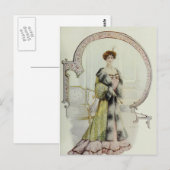 Carte Postale Robe Vintage Victorienne (Devant / Derrière)