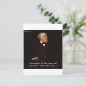 Carte Postale Robert Browning Citation célèbre de la maternité (Debout devant)