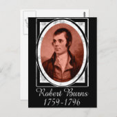 Carte Postale Robert Burns (Devant / Derrière)