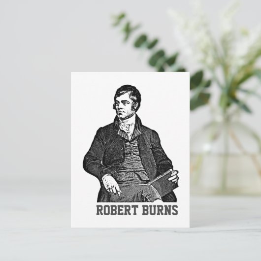Carte Postale Robert Burns (Debout devant)
