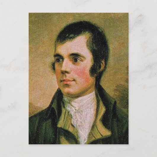 Carte Postale Robert Burns fête la nuit de Burn (Devant)