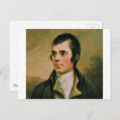 Carte Postale Robert Burns fête la nuit de Burn (Devant / Derrière)