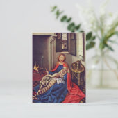 Carte Postale Robert Campin-Madonna et son enfant devant une che (Debout devant)