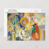 Carte Postale Robert Delaunay - le grand Portugais (Devant / Derrière)