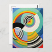 Carte Postale Robert Delaunay - Rythme n° 3 (Devant / Derrière)