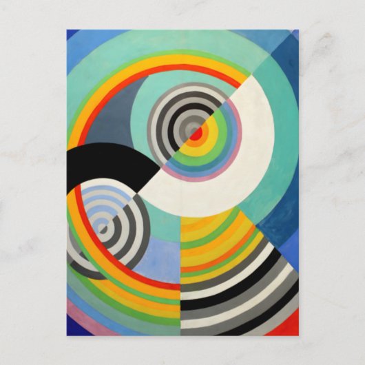 Carte Postale Robert Delaunay - Rythme n° 3 (Devant)