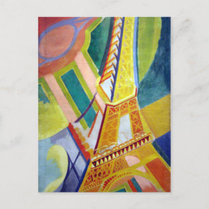 Carte Postale Robert Delaunay Tour Eiffel