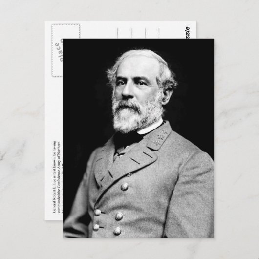 Carte Postale Robert E. Lee (Devant / Derrière)